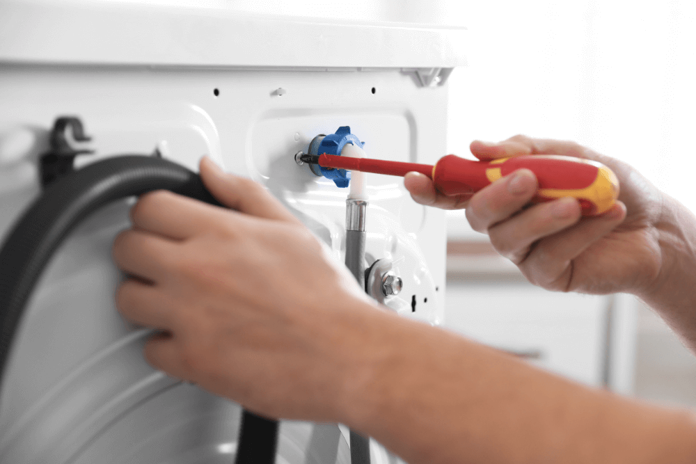 Washing machine diagnostic testing by certified technician in Dubai